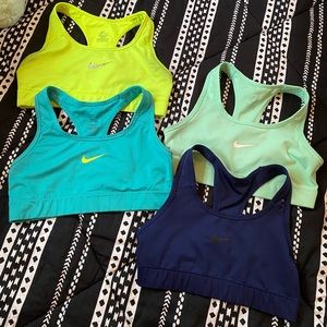 LOT OF NIKE SPORTS BRAS